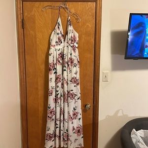 Floral print maxi dress size XL, Shein